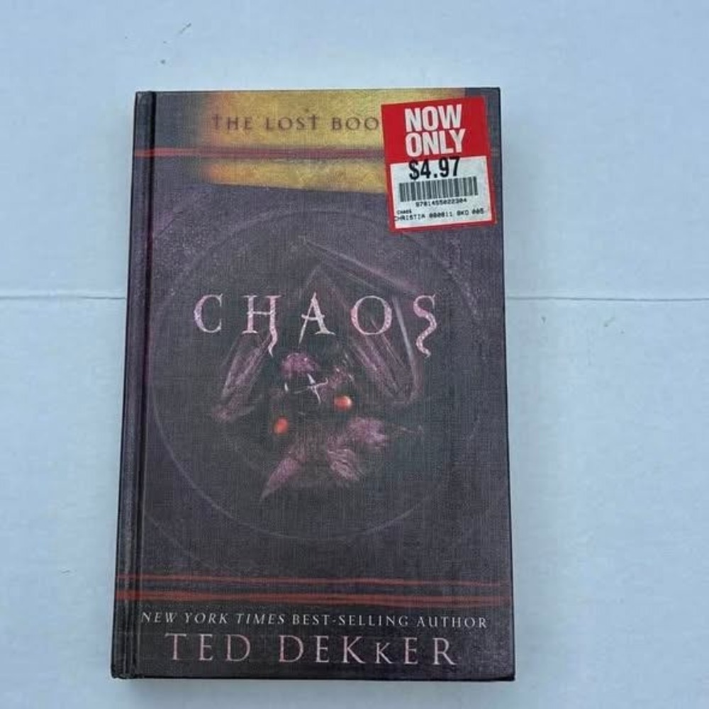Chaos Ted Dekker Book 4 The Lost Books Hardcover Christian Fantasy Fiction Novel